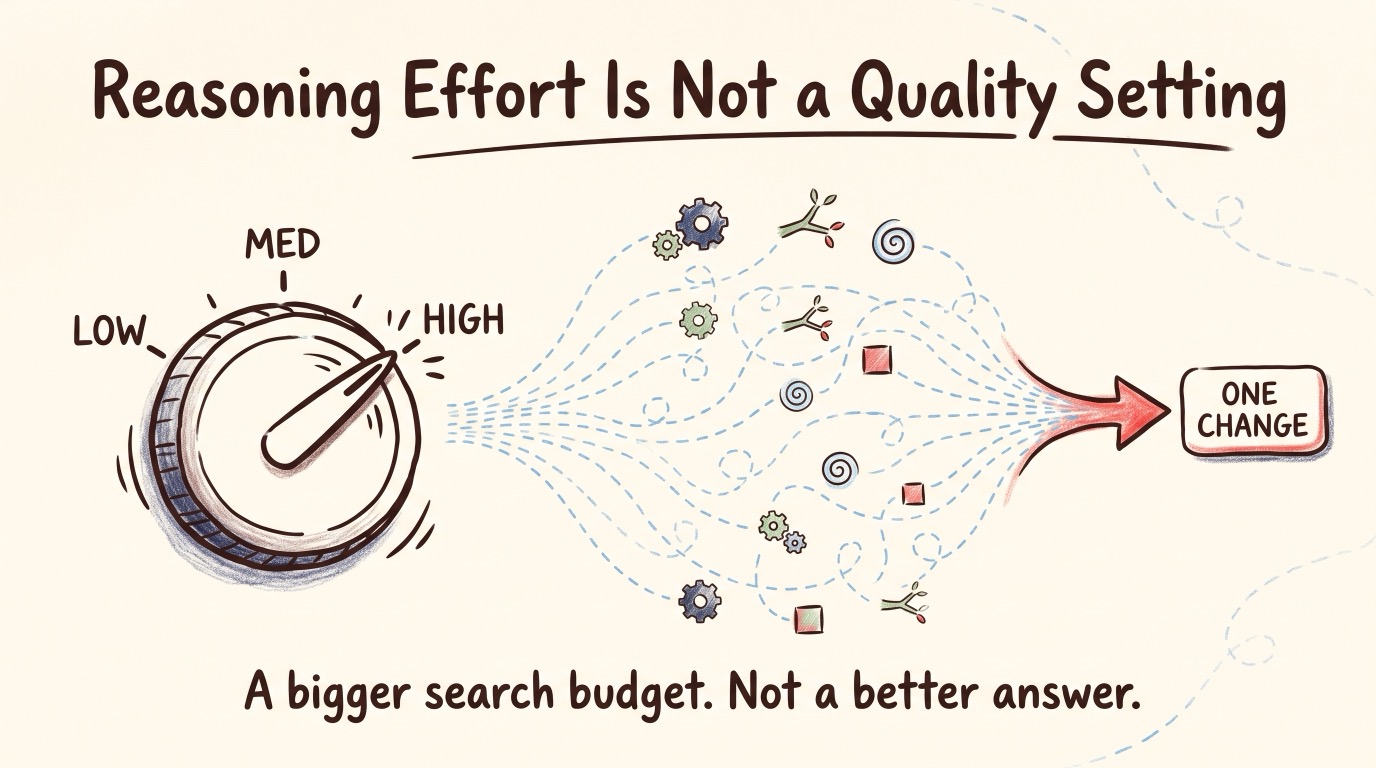 Reasoning Effort Is Not a Quality Setting